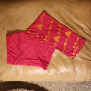 Large Pink Disney Leggings
